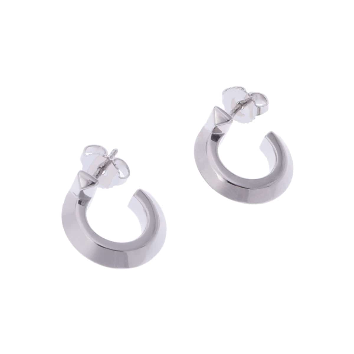 ティファニー Tワンピアス シルバー K18ホワイトゴールド WG レディース ジュエリー 【中古】【jewelry】
