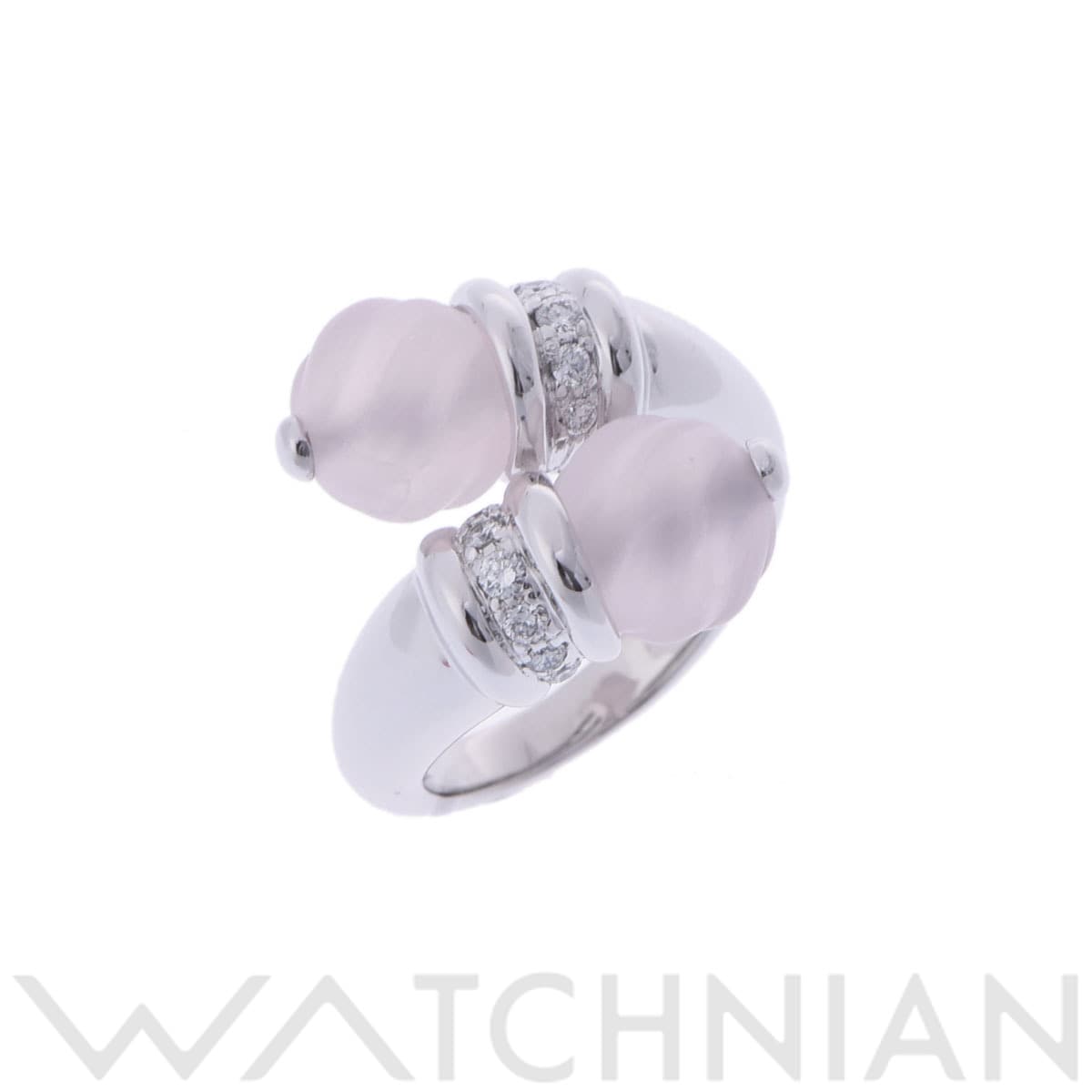 ブシュロン ロッククリスタル リング シルバー K18ホワイトゴールド WG レディース ジュエリー 【中古】【jewelry】