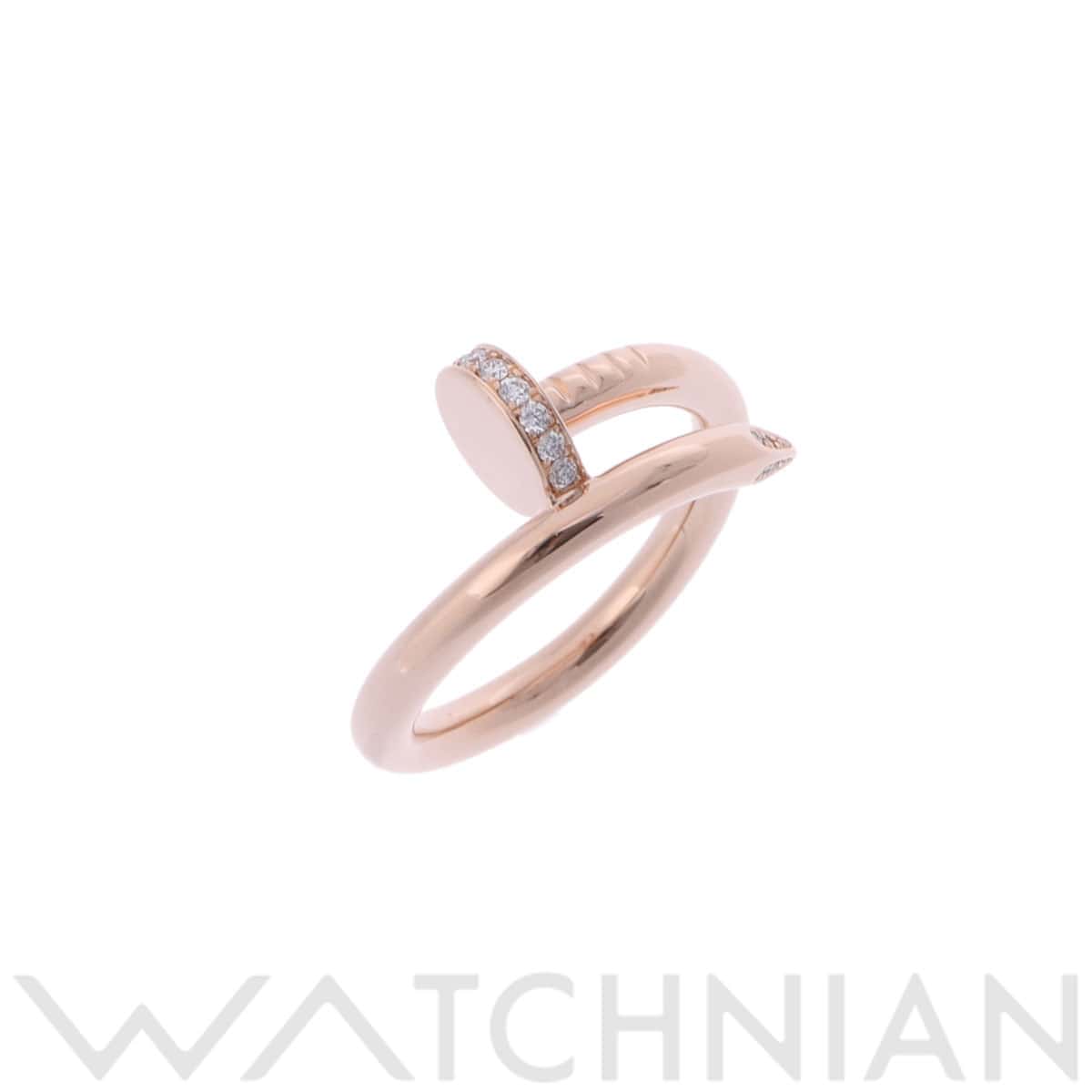 カルティエ ジュストアンクル リング #54 ゴールド K18ピンクゴールド PG レディース ジュエリー 【中古】【jewelry】