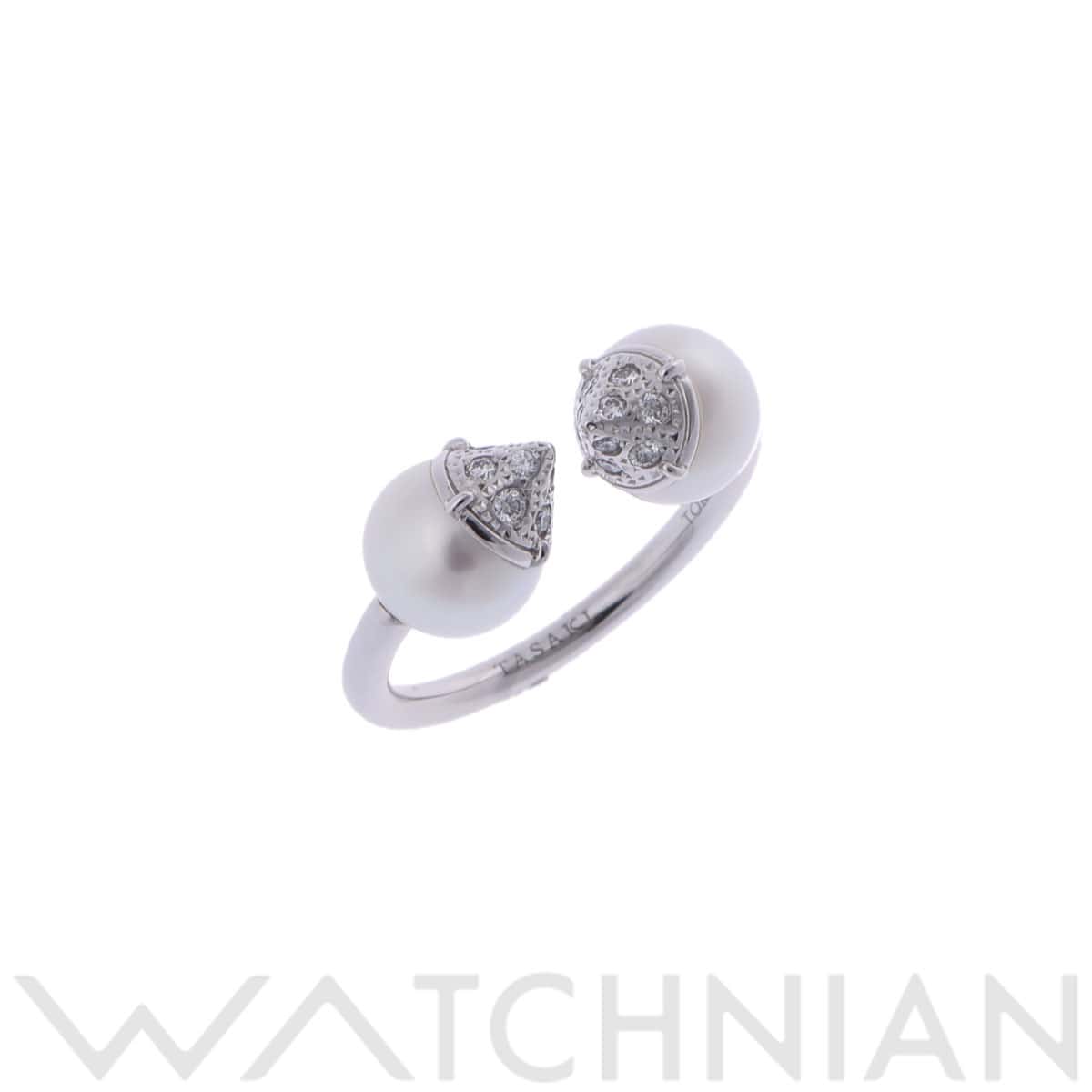 タサキ リファインド リベリオン シグネチャー リング シルバー K18ホワイトゴールド WG レディース ジュエリー 【中古】【jewelry】