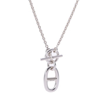 エルメス アミュレットシェーヌダンクル ネックレス シルバー シルバー925 レディース ジュエリー 【中古】【jewelry】