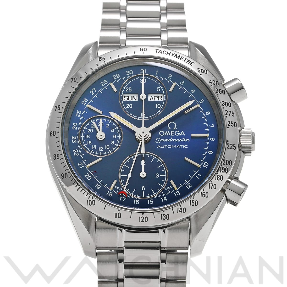オメガ スピードマスター トリプルカレンダー 3521.80 ブルー メンズ 時計 【中古】【wristwatch】