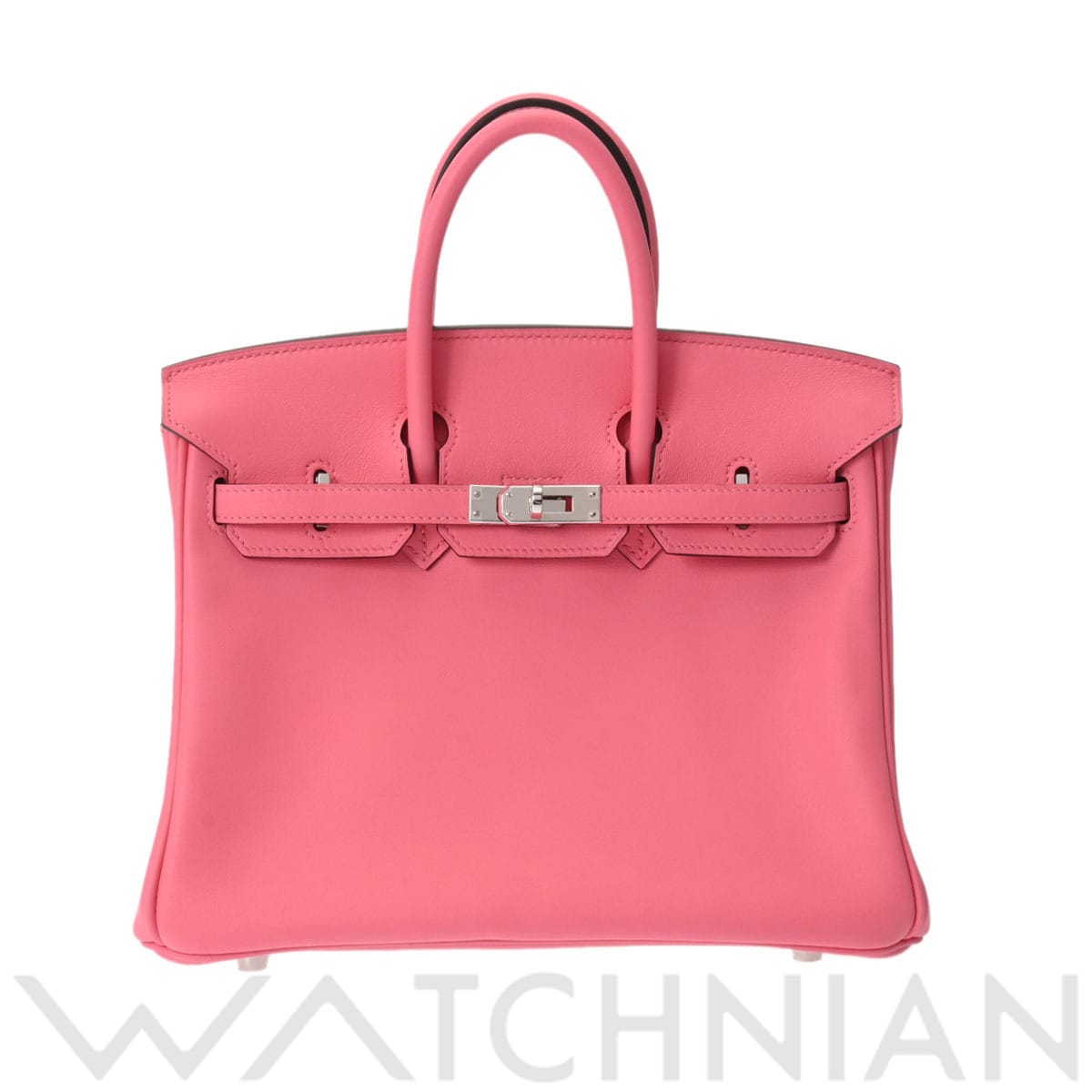 エルメス バーキン 25 ローズアザレ/パラジウム金具 ヴォースイフト レディース バッグ 【中古】【bag】