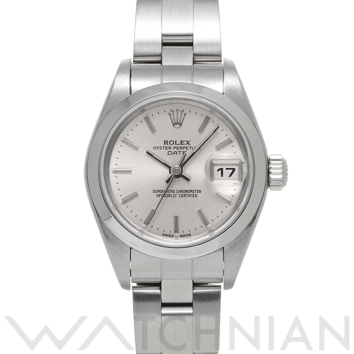 ロレックス オイスター パーペチュアル デイト 79160 シルバー レディース 時計 【中古】【wristwatch】