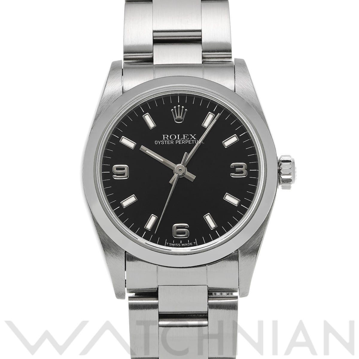 ロレックス オイスターパーペチュアル 67480 ブラック ユニセックス 時計 【中古】【wristwatch】