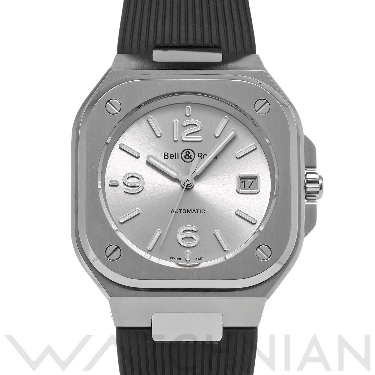 ベル＆ロス BR05 グレースチール BR05A-GR-ST/SRB グレー メンズ 時計 【中古】【wristwatch】
