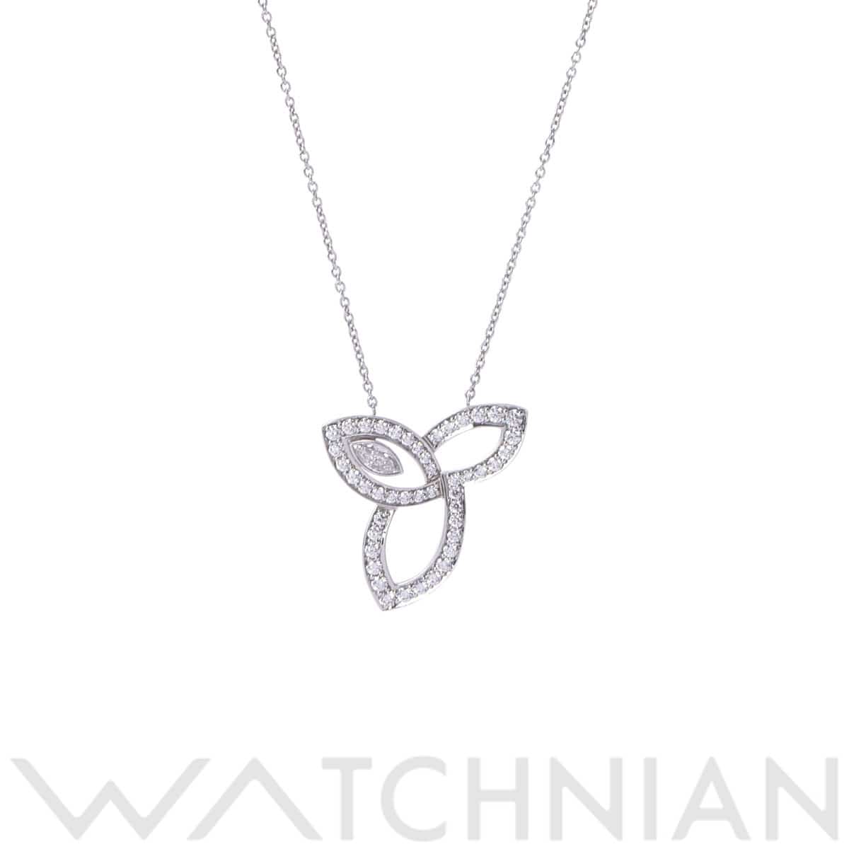 ハリー ウィンストン リリークラスター ネックレス シルバー Pt950プラチナ レディース ジュエリー 【中古】【jewelry】