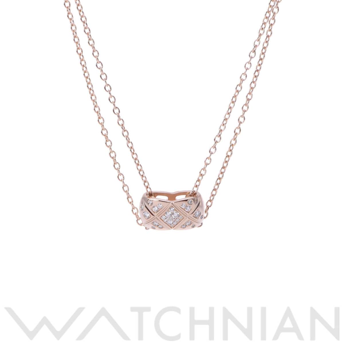 シャネル ココクラッシュ ネックレス ゴールド J11359 K18ピンクゴールド PG レディース ジュエリー 【中古】【jewelry】