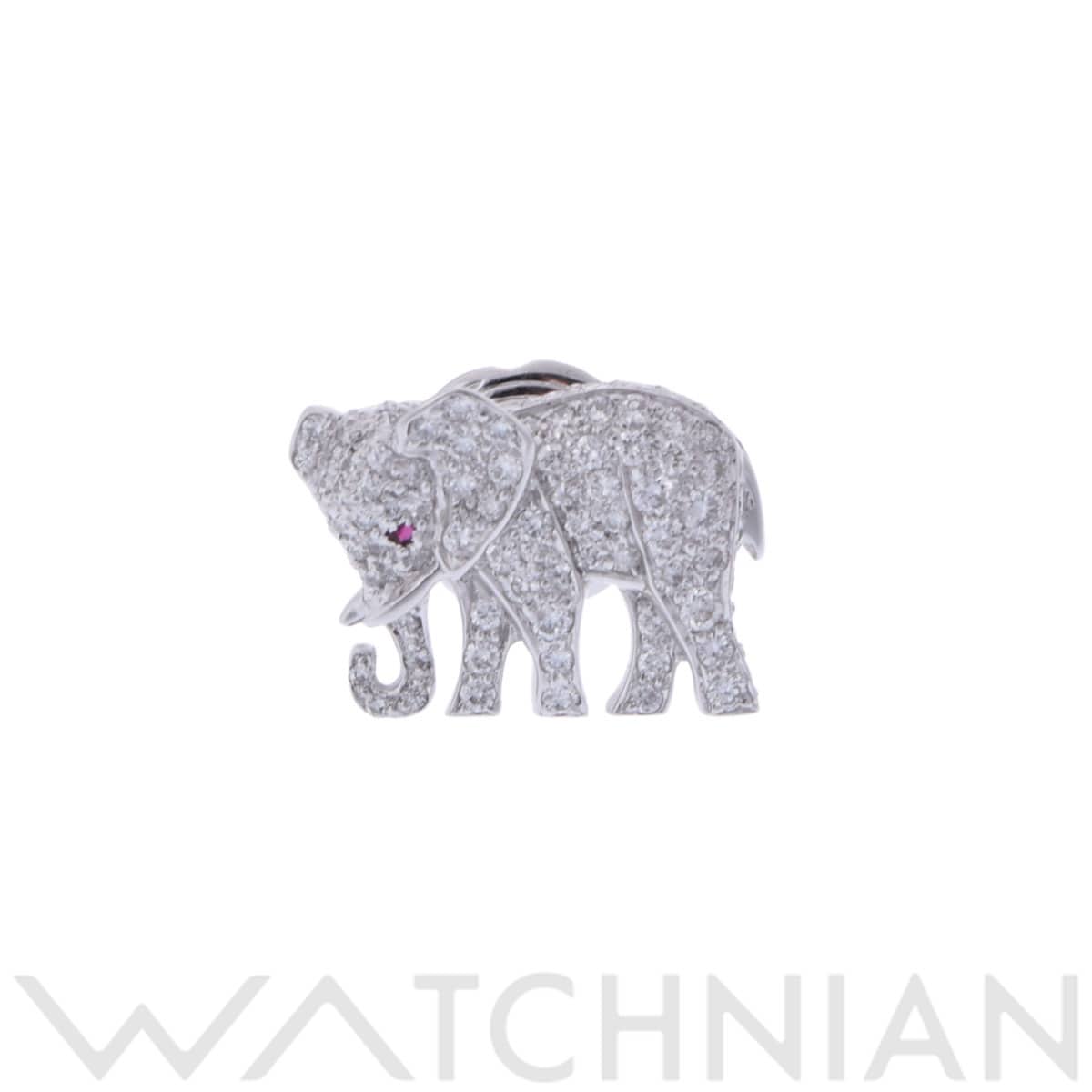 カルティエ キャンディ ブローチ シルバー K18ホワイトゴールド WG レディース ジュエリー 【中古】【jewelry】