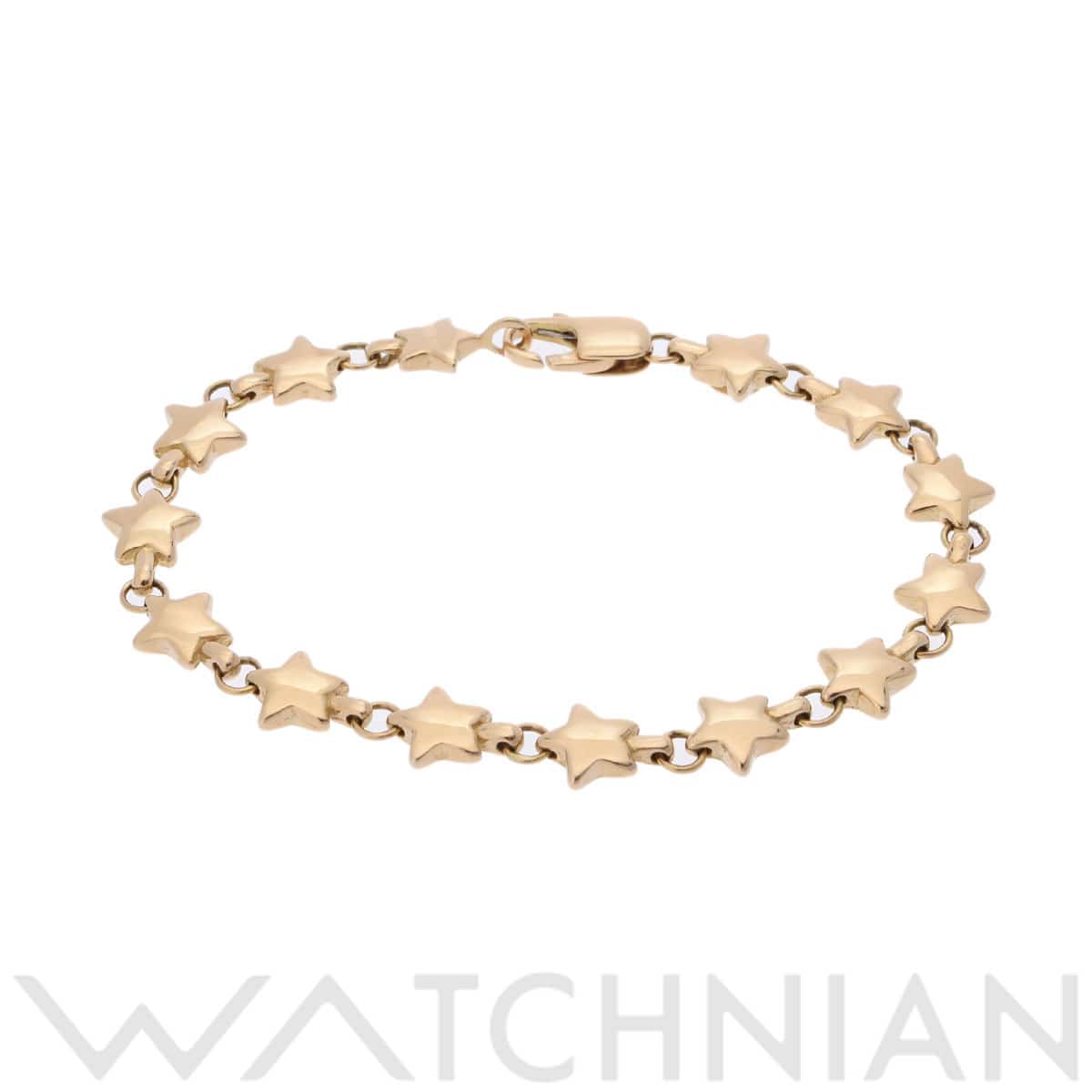 ティファニー スター ブレスレット ゴールド K18イエローゴールド YG レディース ジュエリー 【中古】【jewelry】