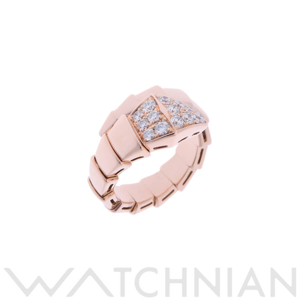 ブルガリ セルペンティヴァイパー リング #S ゴールド K18ピンクゴールド PG レディース ジュエリー 【中古】【jewelry】