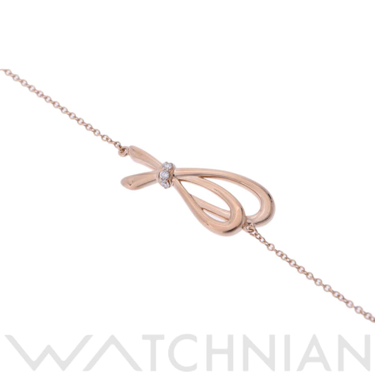 ティファニー ボウ ブレスレット ゴールド K18ピンクゴールド PG レディース ジュエリー 【中古】【jewelry】