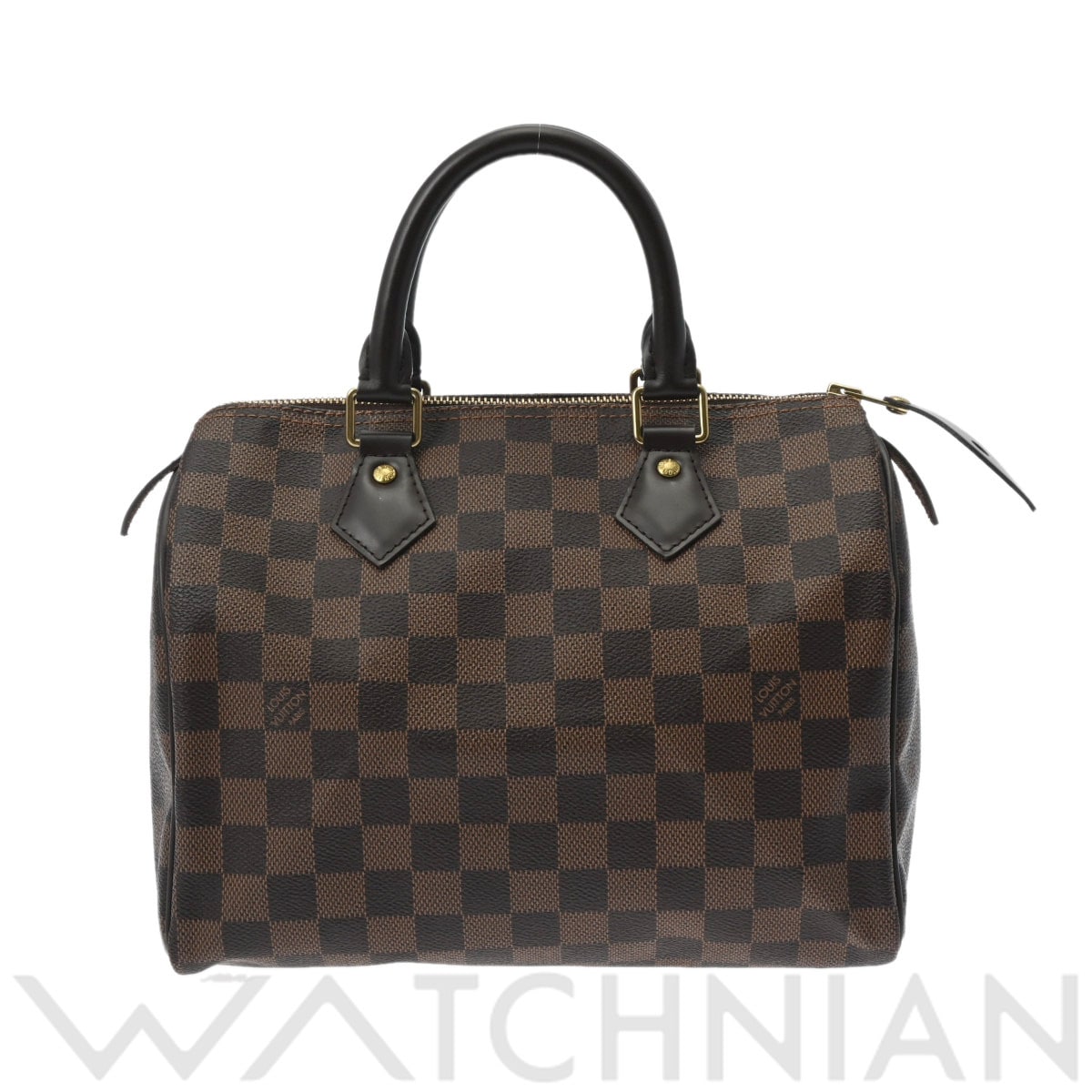 ルイ ヴィトン ダミエ スピーディ 25 新型 ブラウン N41365 ダミエキャンバス レディース バッグ 【中古】【bag】