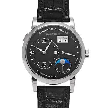 ランゲ&ゾーネ ランゲ1 ムーンフェイズ 192.029 ブラック メンズ 時計 【中古】【wristwatch】