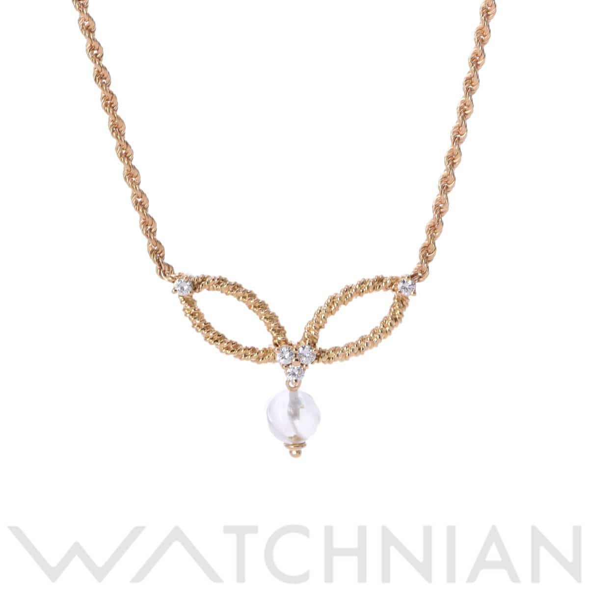 ブシュロン ロッククリスタル ネックレス ゴールド K18イエローゴールド YG レディース ジュエリー 【中古】【jewelry】