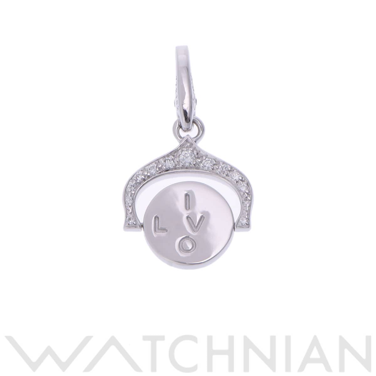 カルティエ I LOVE YOU チャーム K18ホワイトゴールド WG レディース ジュエリー 【中古】【jewelry】