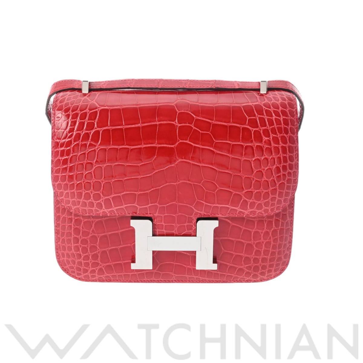 エルメス コンスタンス ミニ 18 ブレイズ アリゲーターリセ レディース バッグ 【中古】【bag】