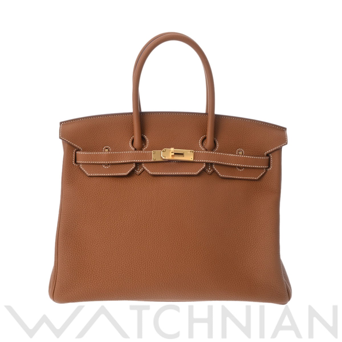エルメス バーキン 35 ゴールド/ゴールド金具 トゴ ユニセックス バッグ 【未使用】【bag】