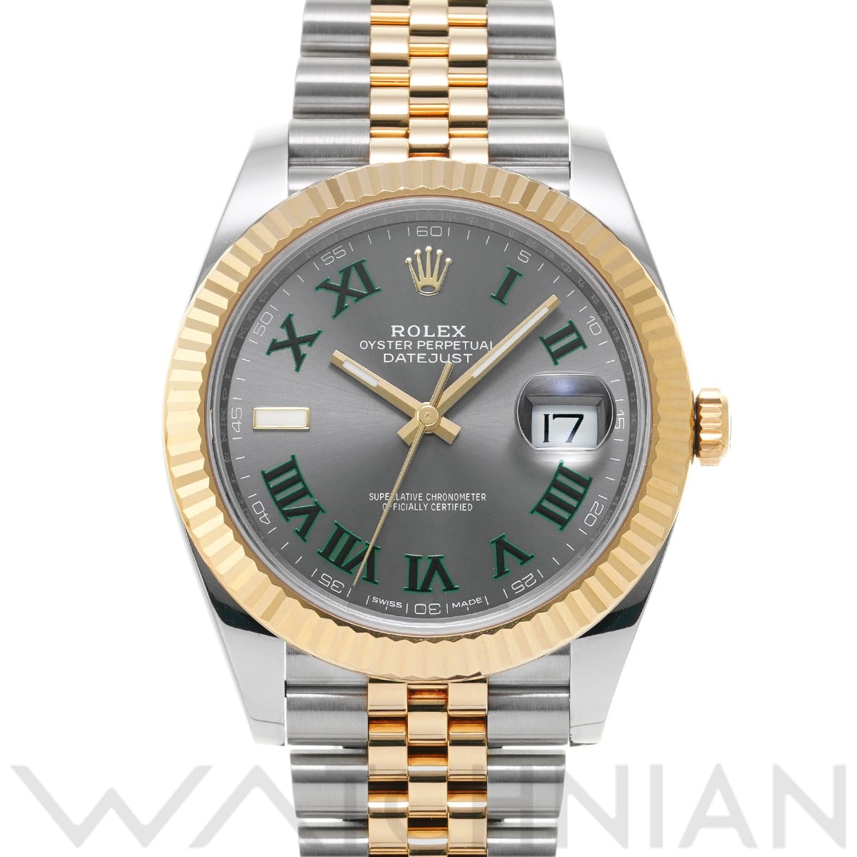 ロレックス デイトジャスト 41 126333 スレート メンズ 時計 【中古】【wristwatch】