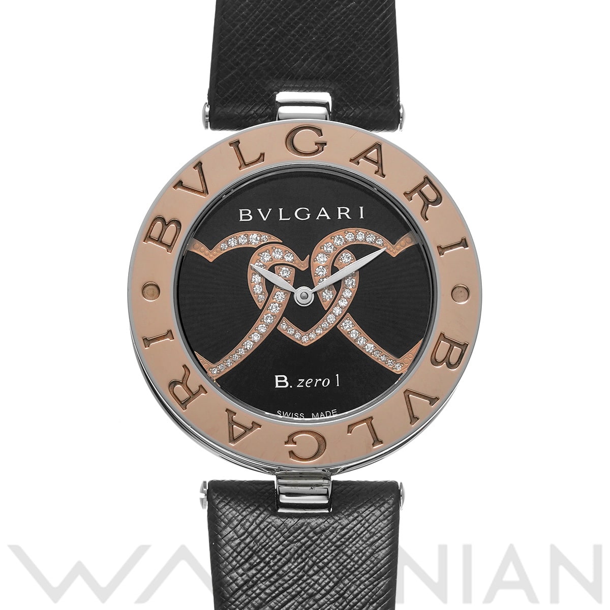 ブルガリ ビーゼロワン BZP35S ブラック/ダイヤモンド ユニセックス 時計 【中古】【wristwatch】