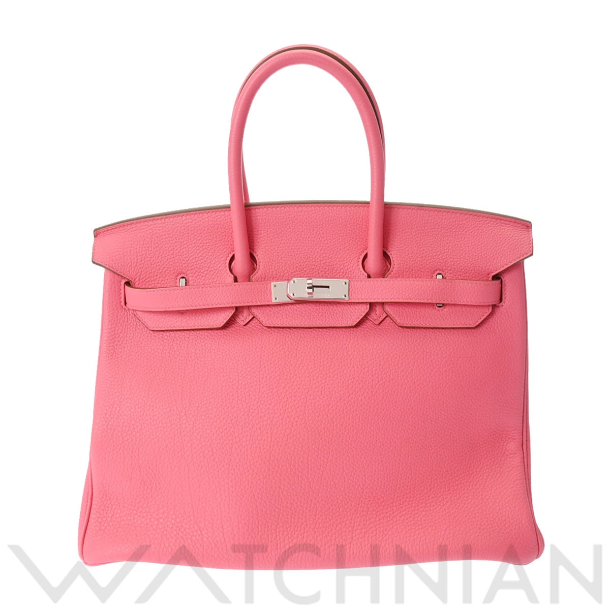 エルメス バーキン 35 ローズリップスティック/パラジウム金具 トゴ ユニセックス バッグ 【中古】【bag】