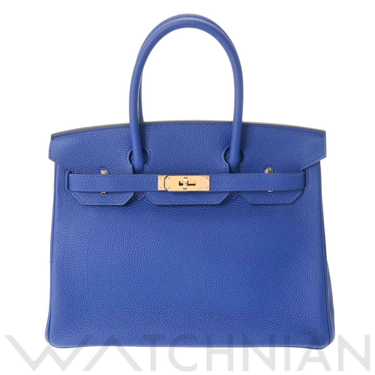 エルメス バーキン 30 ブルーエレクトリック/ゴールド金具 トゴ レディース バッグ 【中古】【bag】