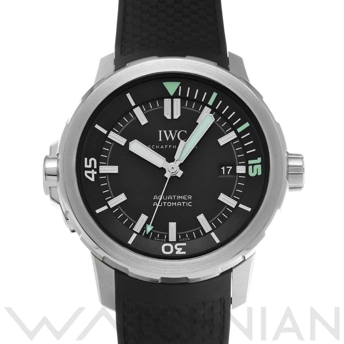 IWC アクアタイマー オートマティック IW329001 ブラック メンズ 時計 【中古】【wristwatch】