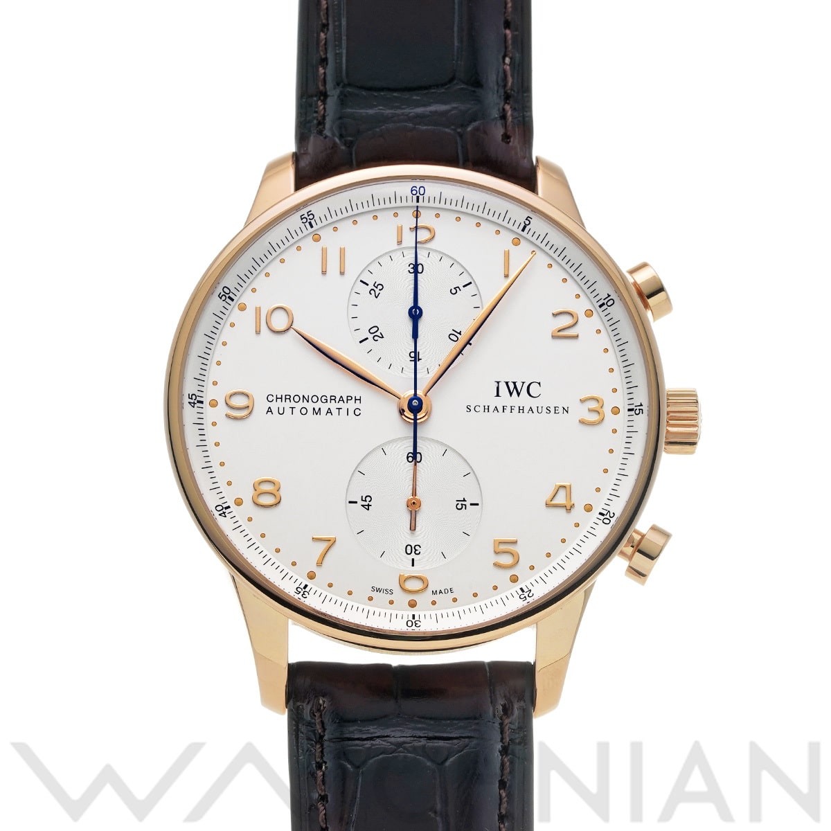 IWC ポルトギーゼ クロノグラフ IW371480 シルバー メンズ 時計 【中古】【wristwatch】