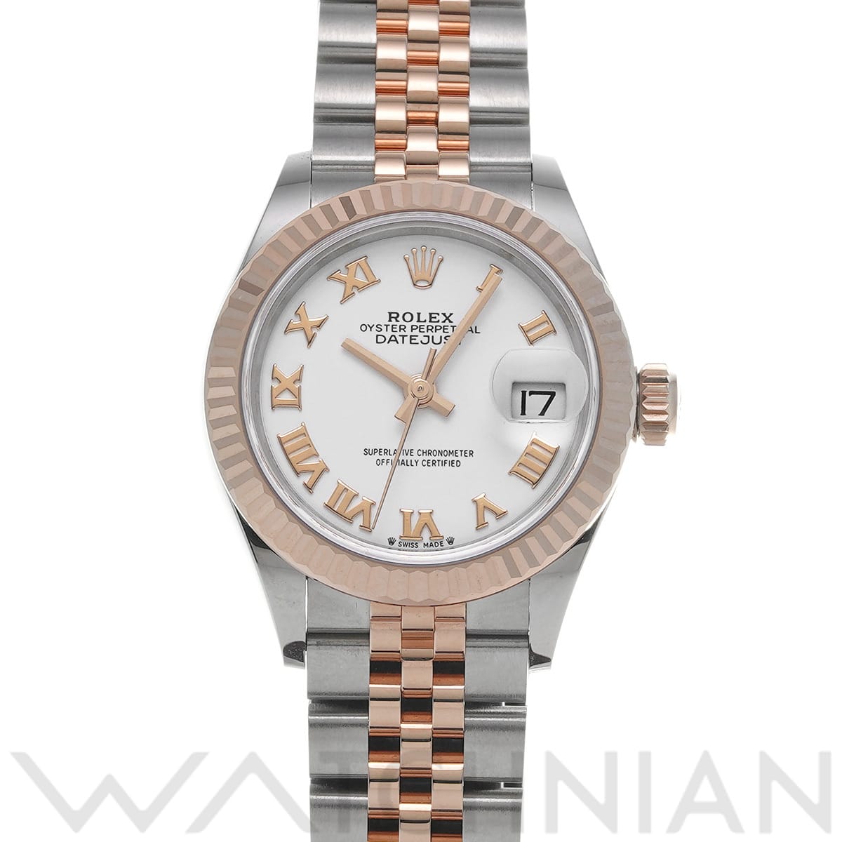 ロレックス レディ デイトジャスト 28 279171 ホワイト レディース 時計 【中古】【wristwatch】