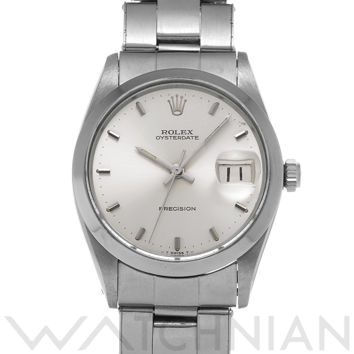 ロレックス オイスター デイト 6694 シルバー メンズ 時計 【中古】【wristwatch】