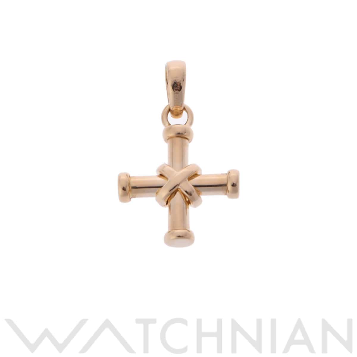 ブルガリ パッソドッピオクロス ペンダントトップ ゴールド K18イエローゴールド YG レディース ジュエリー 【中古】【jewelry】