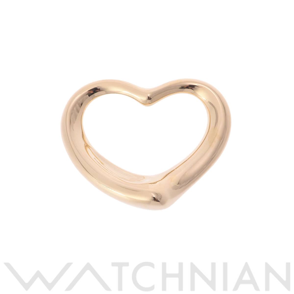 ティファニー オープンハート ペンダントトップ  ゴールド K18イエローゴールド YG レディース ジュエリー 【中古】【jewelry】