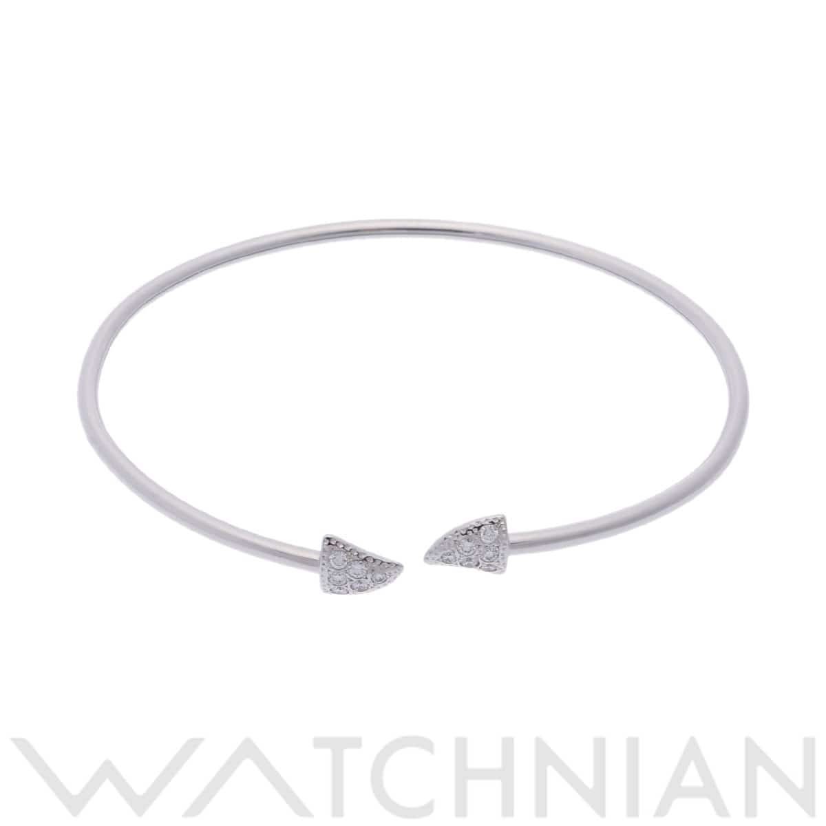 タサキ ソーンズ バングル シルバー K18ホワイトゴールド WG レディース ジュエリー 【中古】【jewelry】