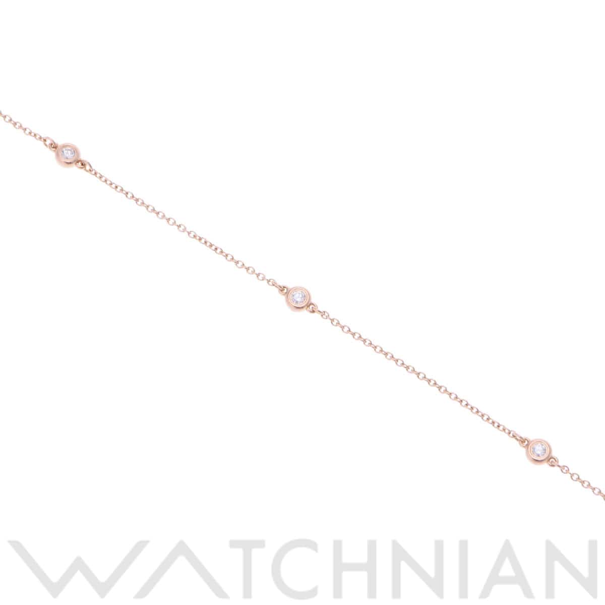 ティファニー バイザヤード ブレスレット 3PD ゴールド K18ピンクゴールド PG レディース ジュエリー 【中古】【jewelry】