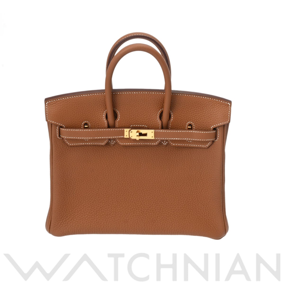 エルメス バーキン 25 ゴールド/ゴールド金具 トゴ レディース バッグ 【中古】【bag】