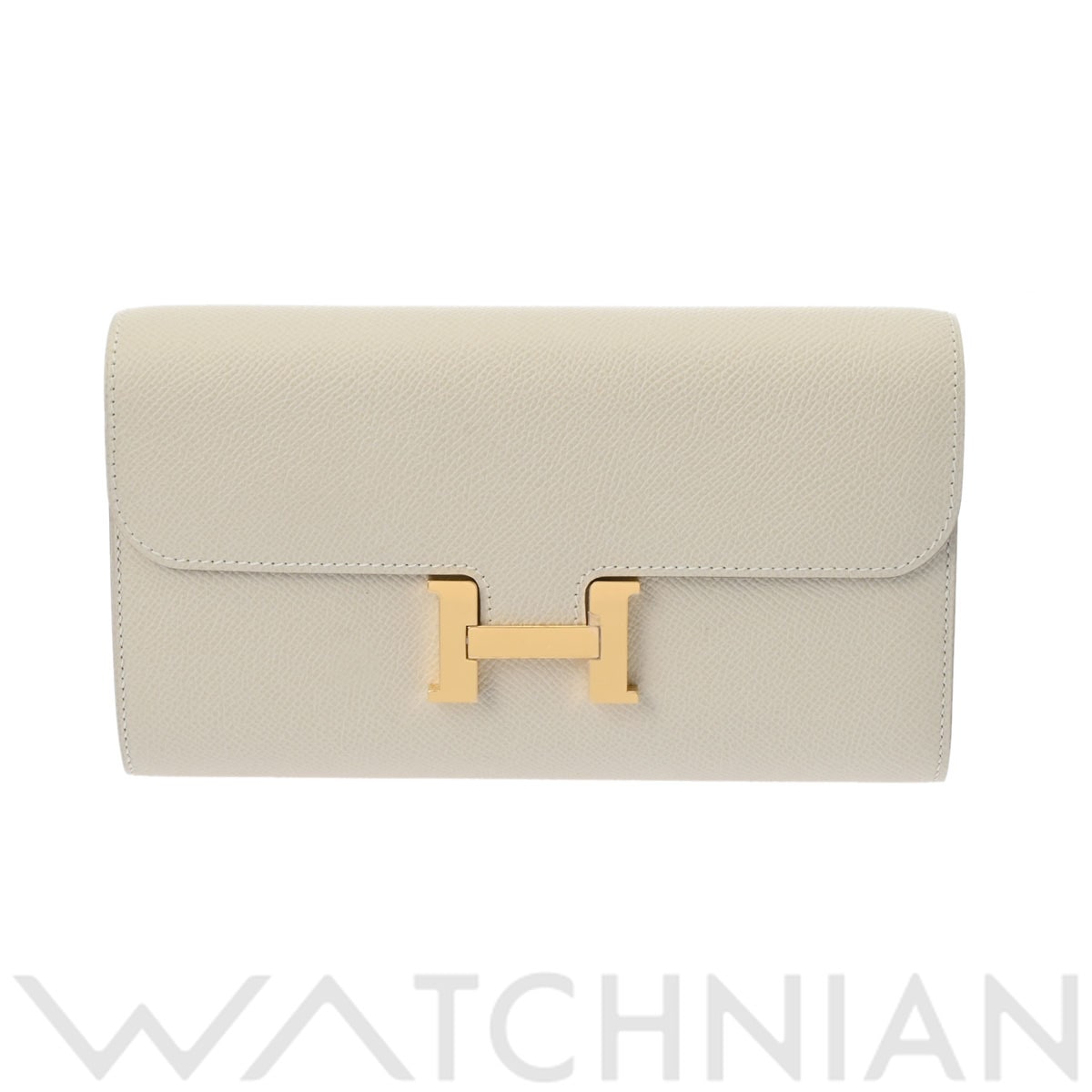 エルメス コンスタンスロング トゥーゴー クレ/ゴールド金具 ヴォーエプソン レディース 財布 【新品】【purse】