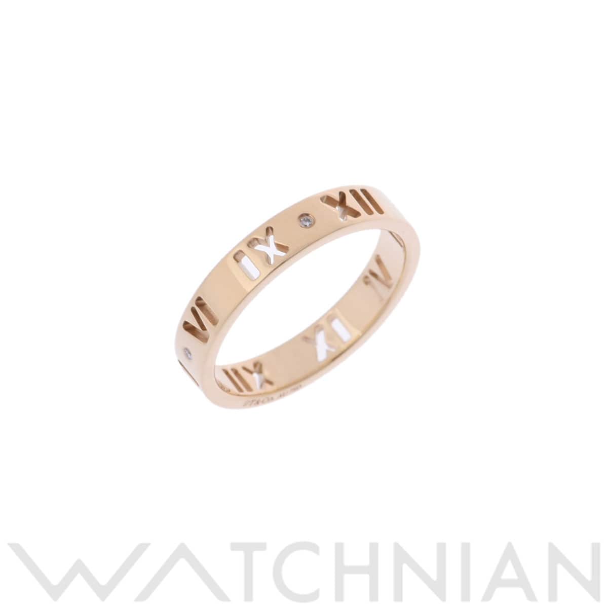 ティファニー アトラスリング 4PD ゴールド K18イエローゴールド YG レディース ジュエリー 【中古】【jewelry】