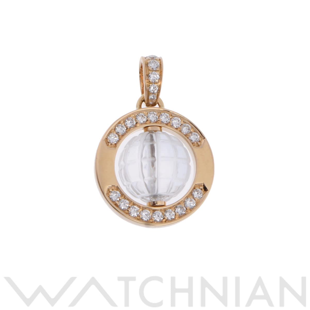 ブシュロン クォーツペンダントトップ ゴールド K18イエローゴールド YG レディース ジュエリー 【中古】【jewelry】