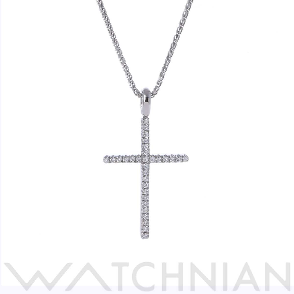 ダミアーニ ミステリークロスネックレス シルバー Pt950プラチナ レディース ジュエリー 【中古】【jewelry】