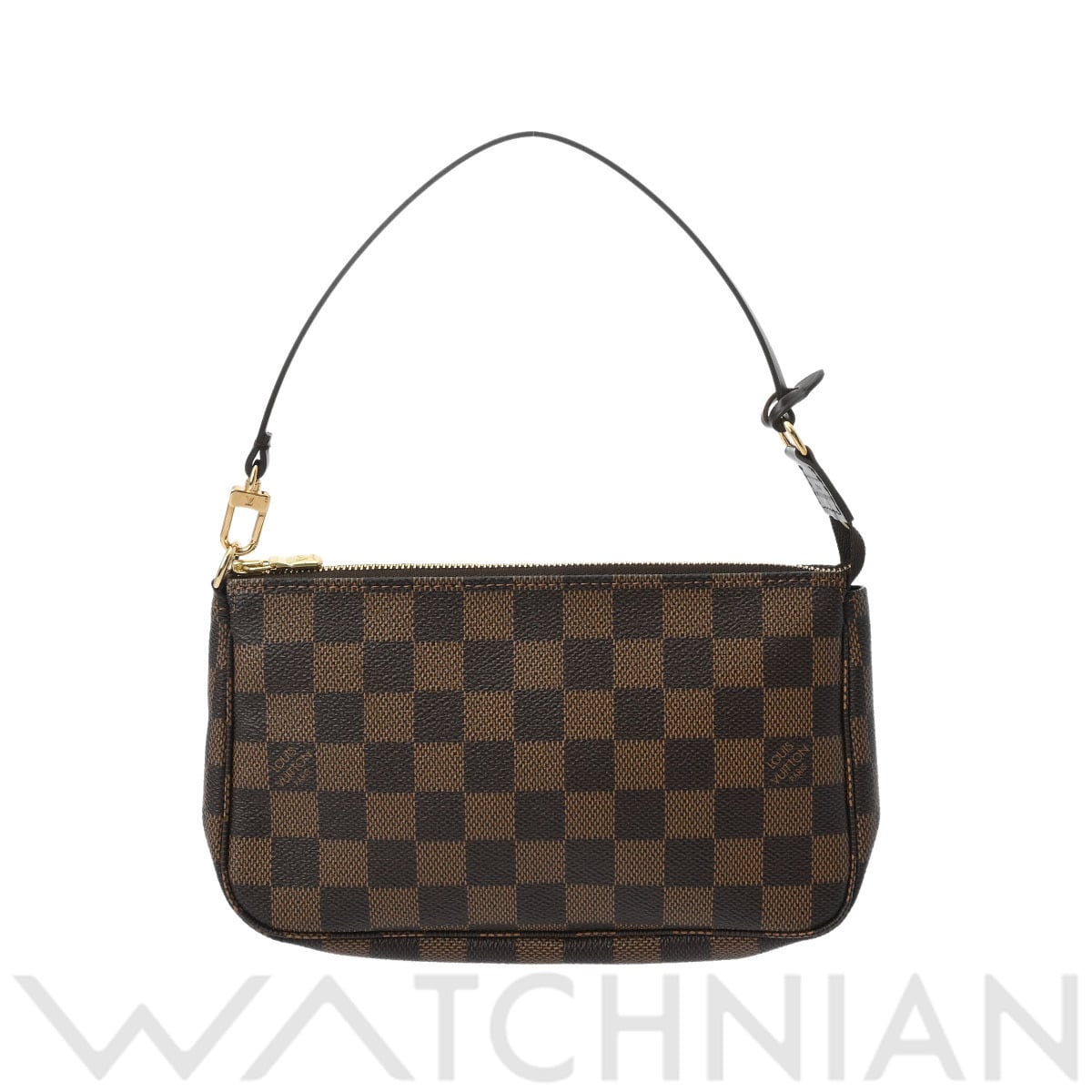 ルイ ヴィトン ダミエ ポシェットアクセソワール ブラウン N51985 ダミエキャンバス レディース 【中古】【bag】