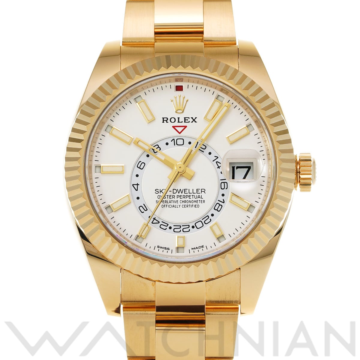 ロレックス スカイドゥエラー 326938 ホワイト メンズ 時計 【中古】【wristwatch】