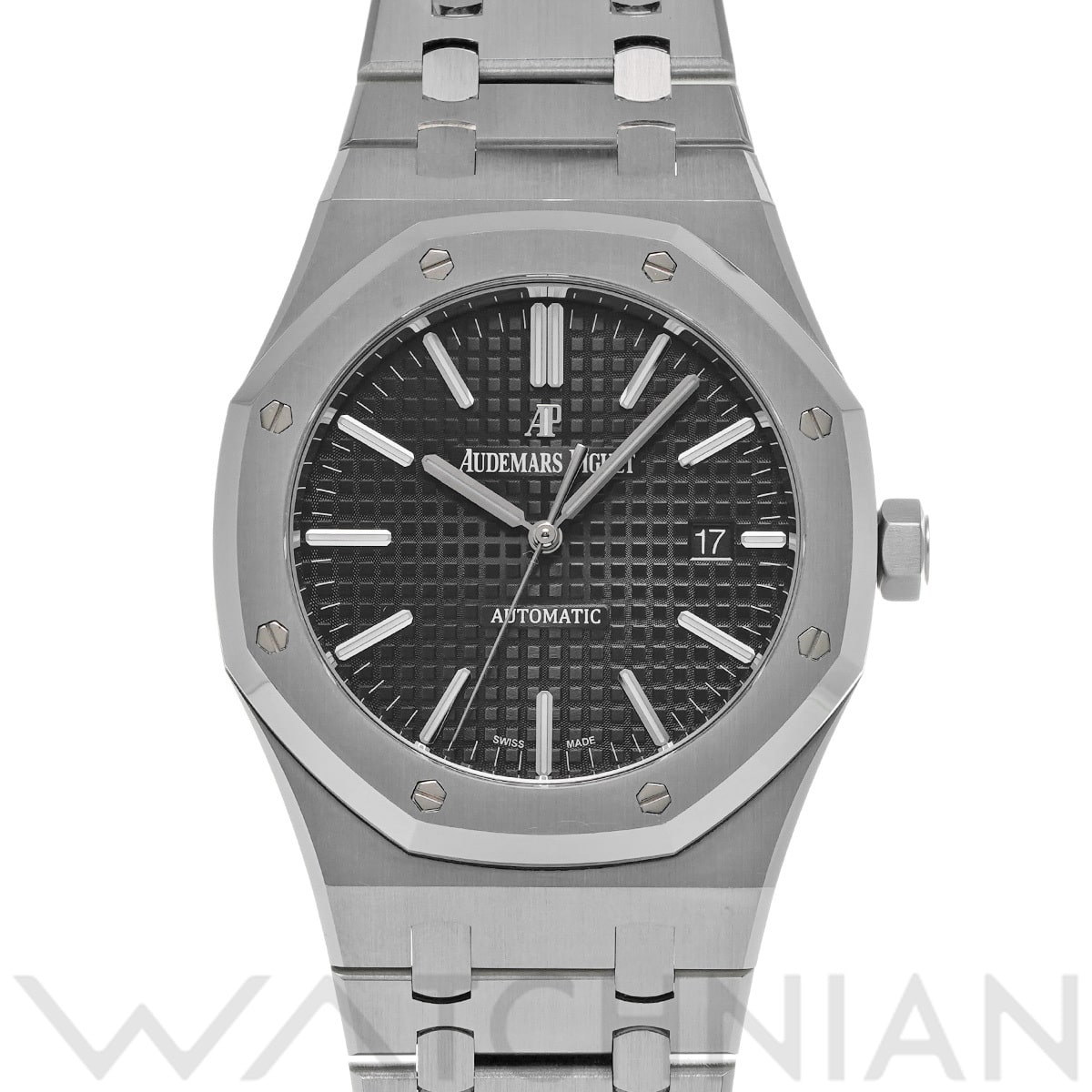 オーデマ ピゲ ロイヤルオーク 15400ST.OO.1220ST.01 ブラック メンズ 時計 【中古】【wristwatch】