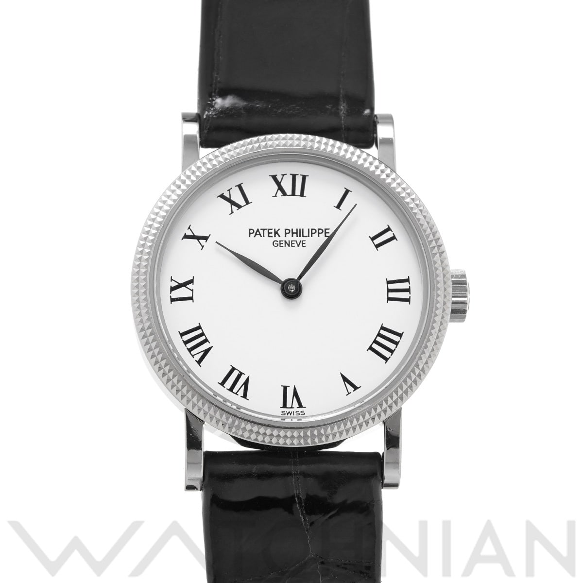 パテック フィリップ カラトラバ 4809G-001 ホワイト レディース 時計 【中古】【wristwatch】