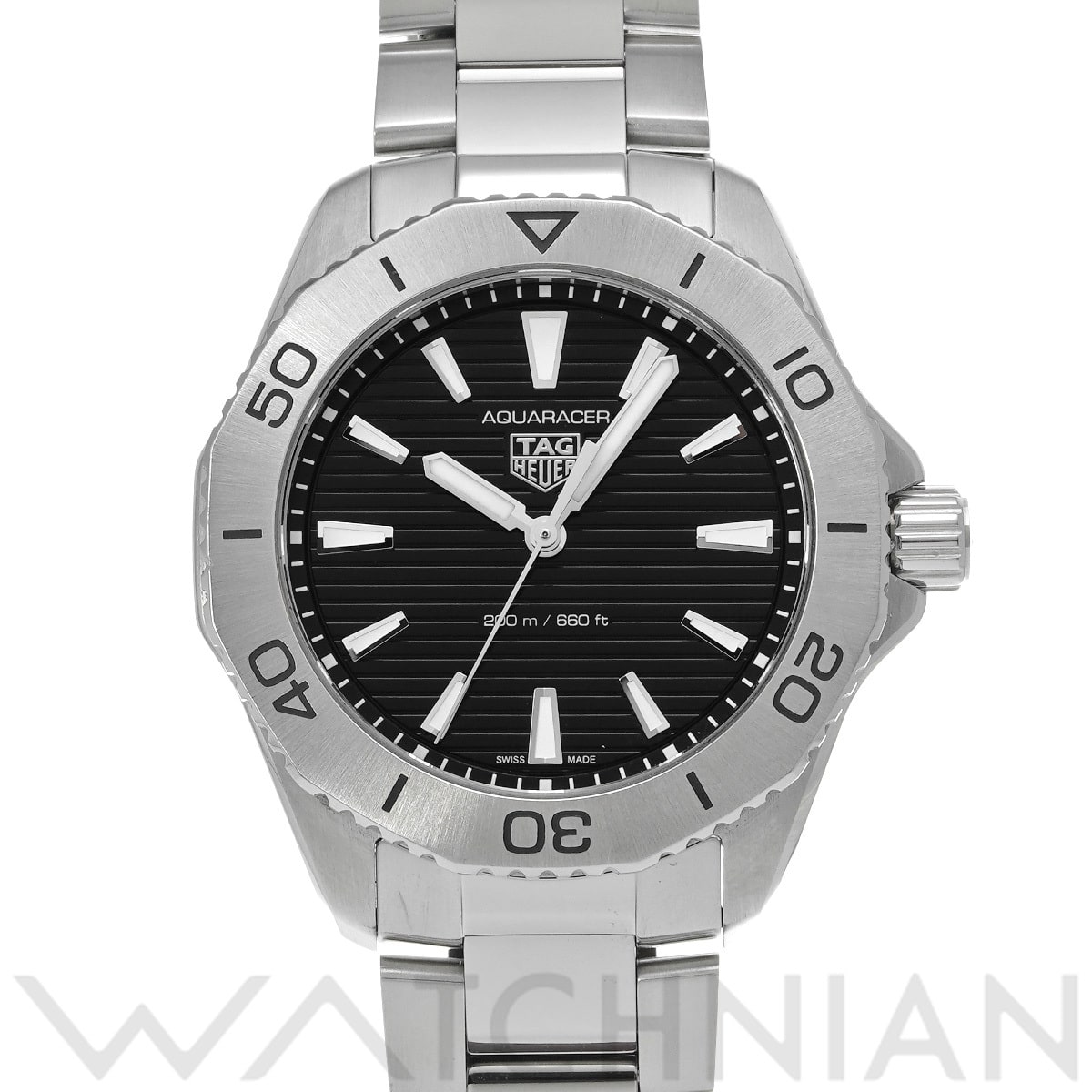 タグ ホイヤー アクアレーサー プロフェッショナル200 WBP1110.BA0627 ブラック メンズ 時計 【中古】【wristwatch】