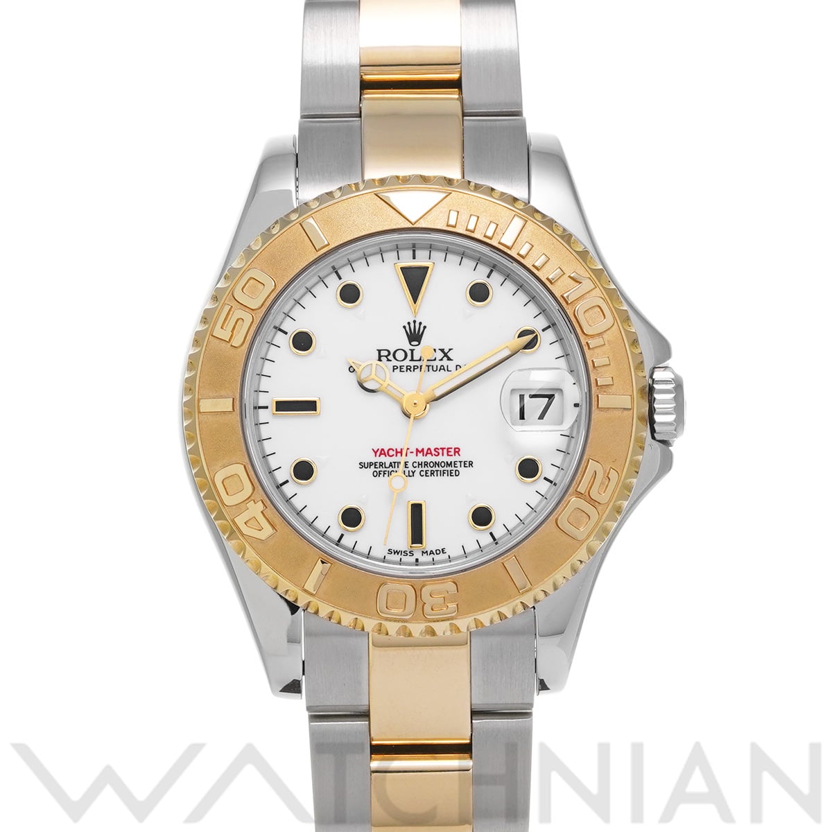 ロレックス ヨットマスター 34 168623 ホワイト ユニセックス 時計 【中古】【wristwatch】
