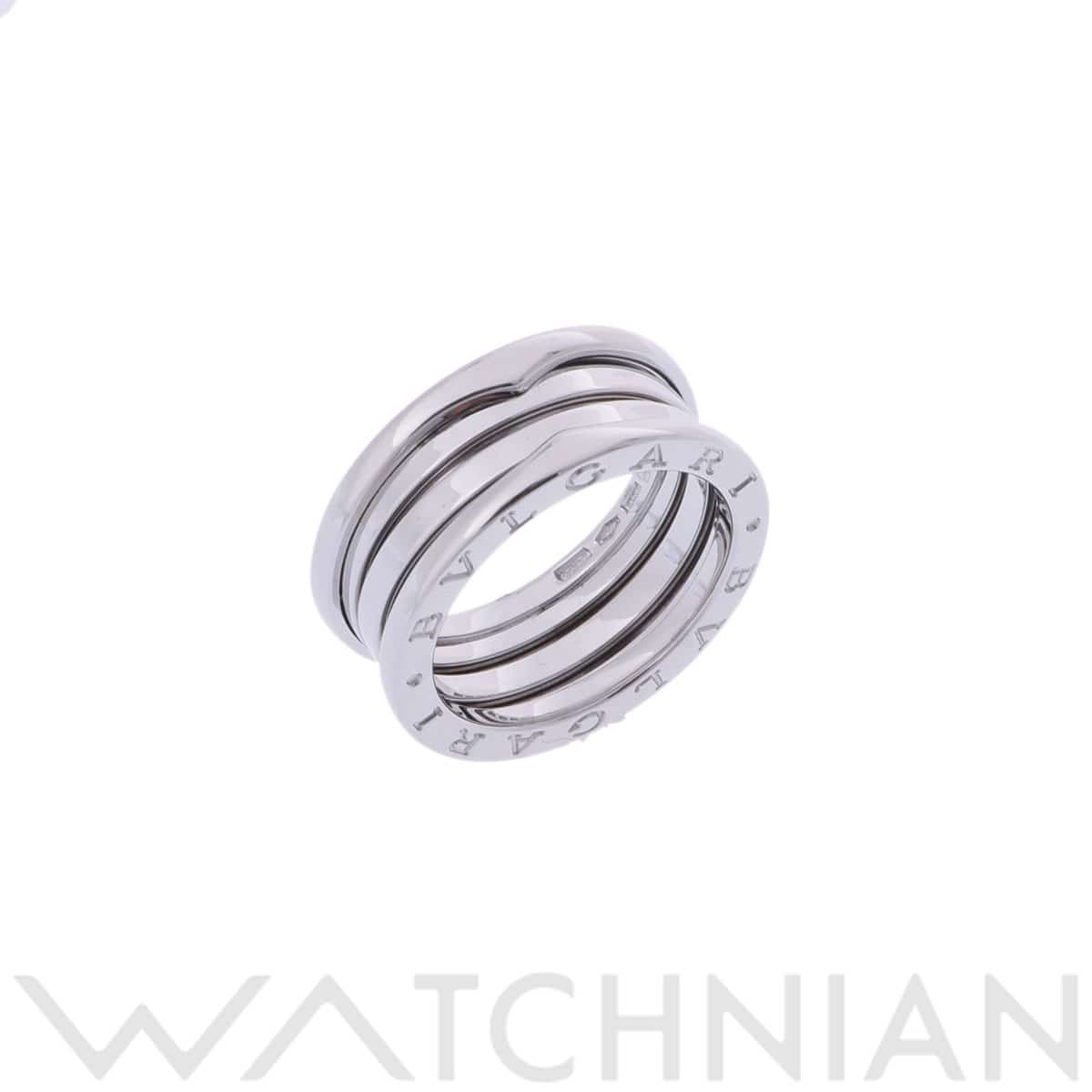 ブルガリ B.ZERO1リング #57 シルバー K18ホワイトゴールド WG レディース ジュエリー 【中古】【jewelry】