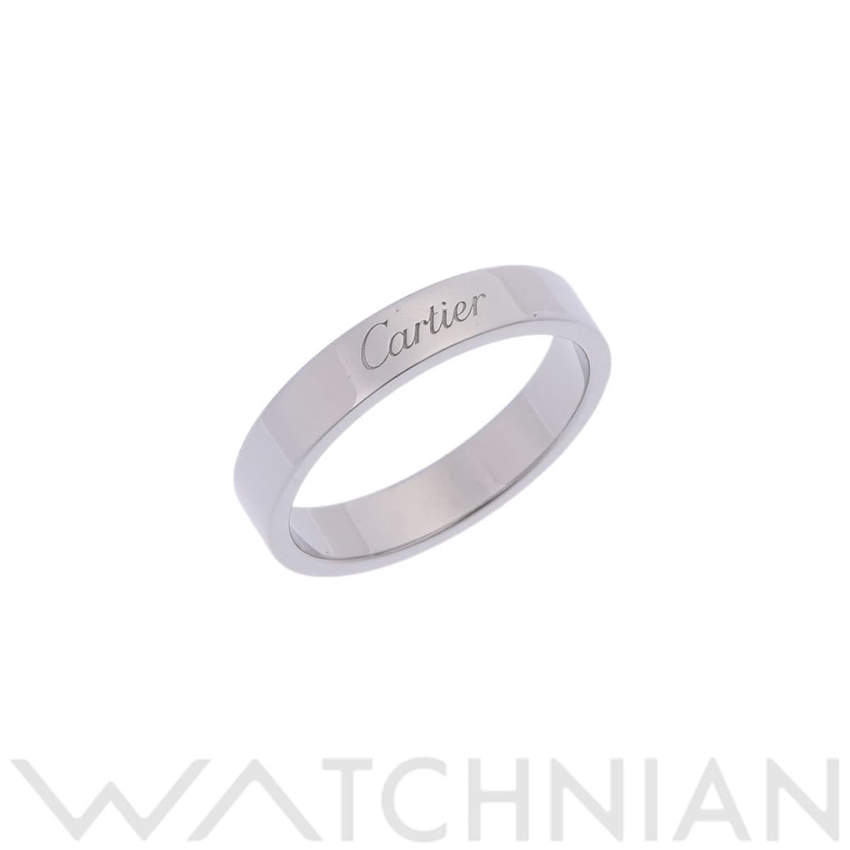 カルティエ Cドゥカルティエリング #57 シルバー Pt950プラチナ レディース ジュエリー 【中古】【jewelry】