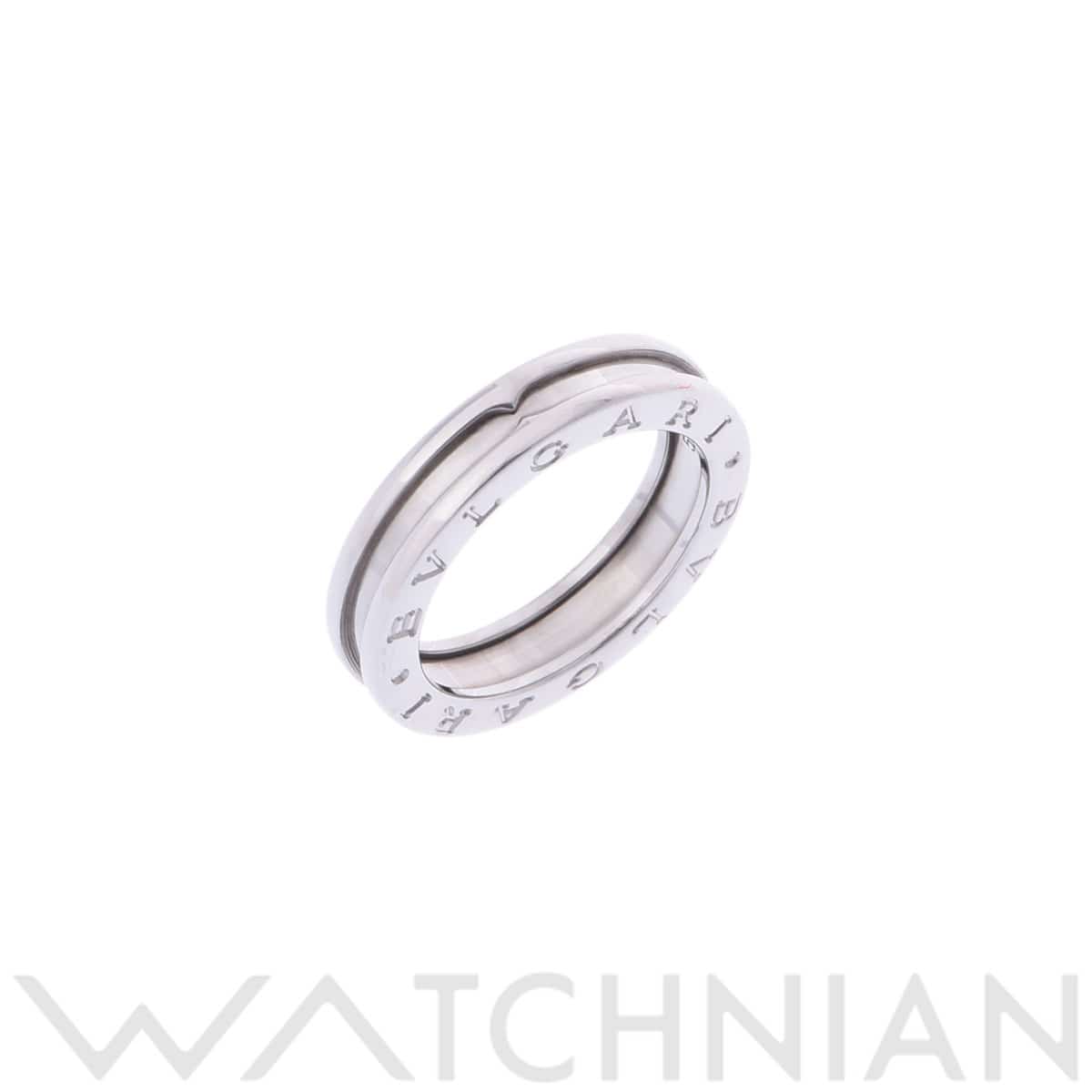 ブルガリ B.ZERO1 ナローリング #55 シルバー K18ホワイトゴールド WG レディース ジュエリー 【中古】【jewelry】