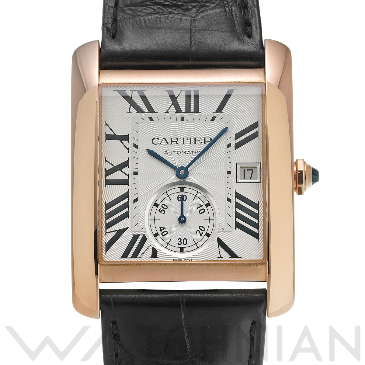 カルティエ タンク MC W5330001 シルバー メンズ 時計 【中古】【wristwatch】