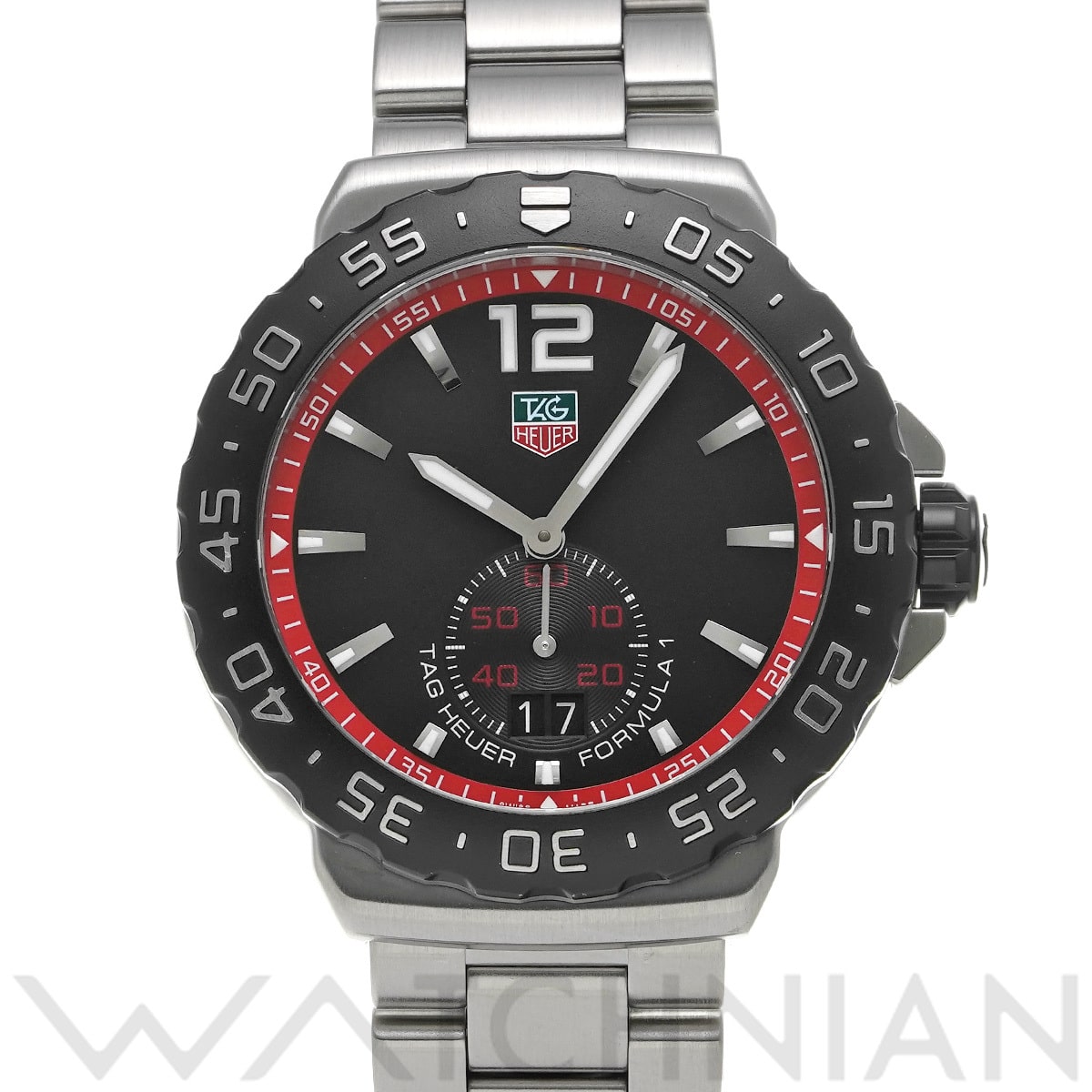 タグ ホイヤー フォーミュラ1 グランドデイト WAU1114.BA0858 ブラック メンズ 時計 【中古】【wristwatch】